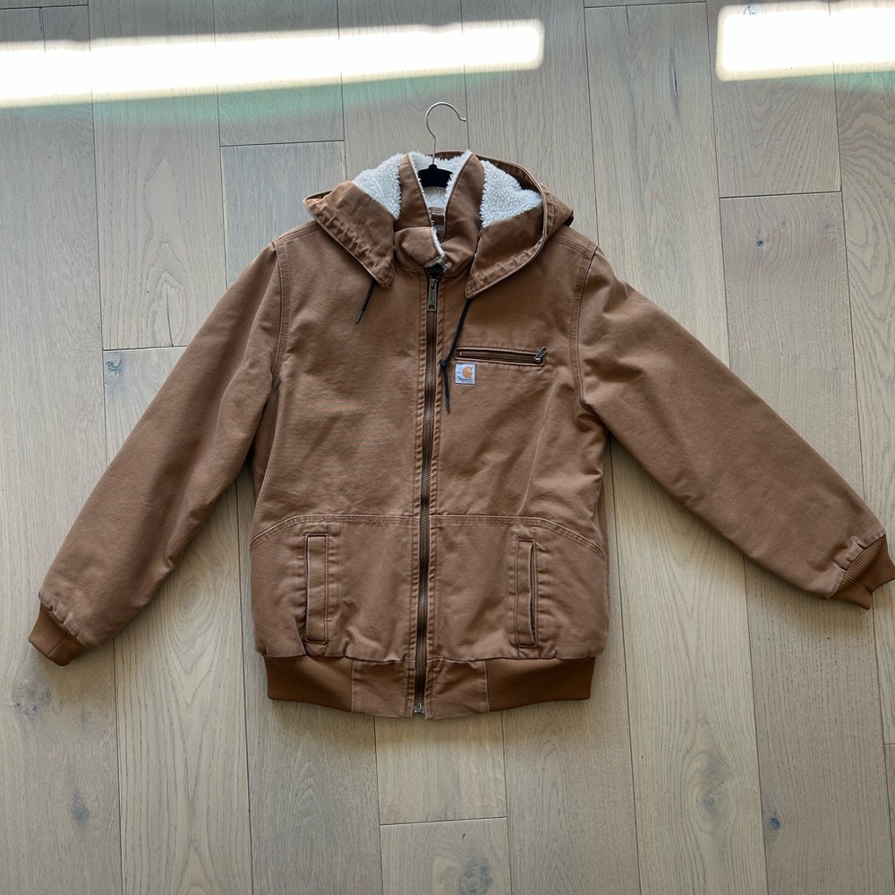 Carhartt Tan Sherpa-Lined Jacket